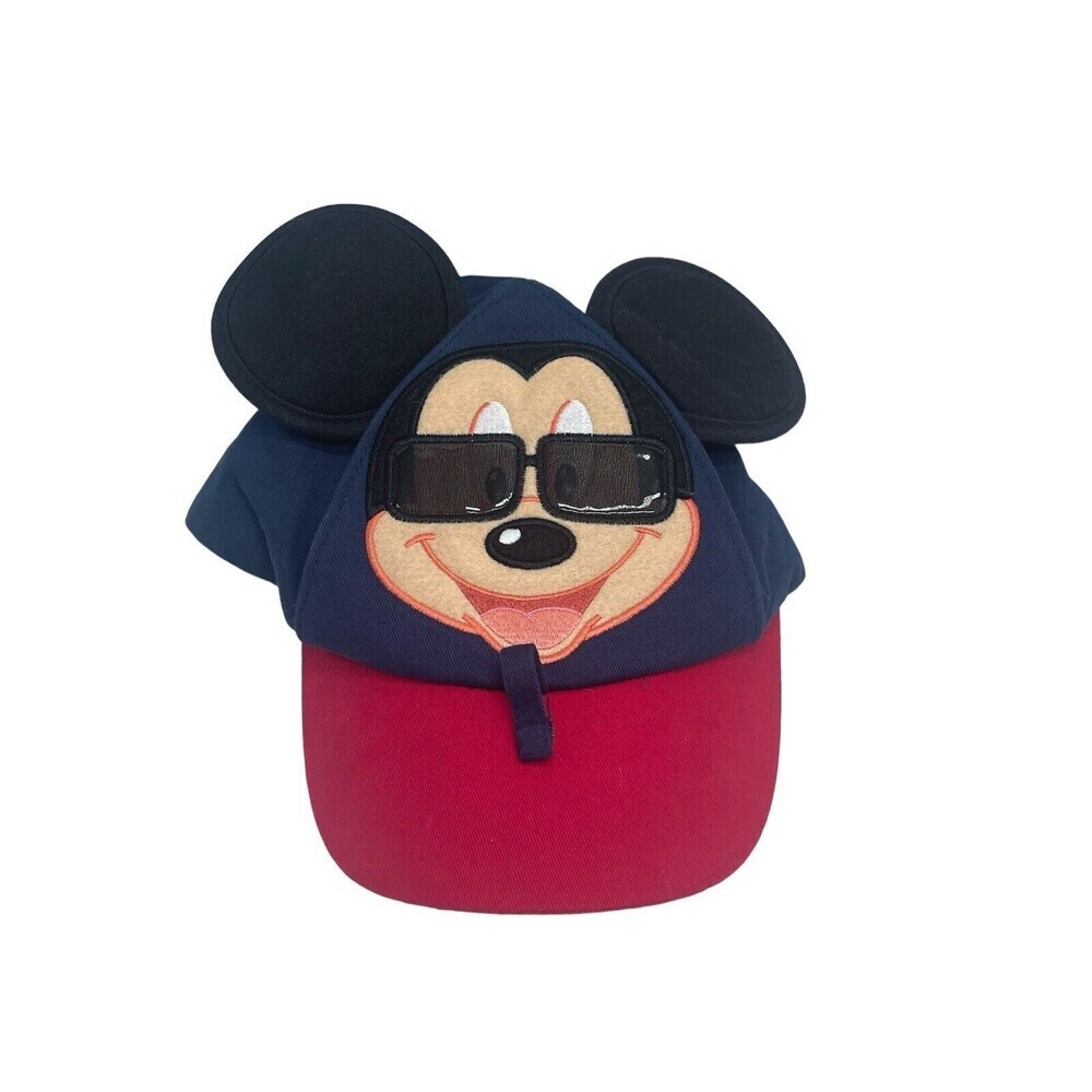 Disney Parks Mickey Mouse toddler hat pop up ears sunglass holder cap Disneyland